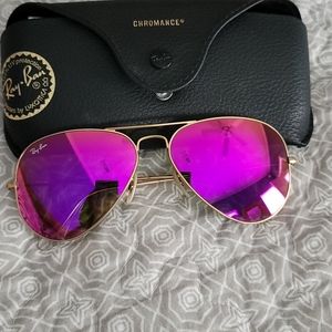 Ray-Ban Sunglasses RB3025 Cyclamen Flash